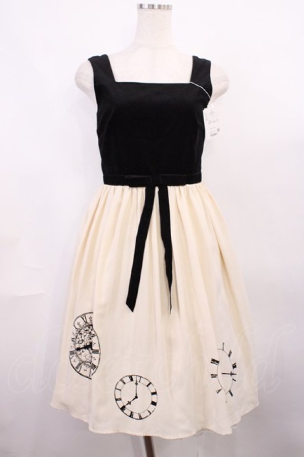 画像1: Fi.n.t / 時計ジャンパースカート Free オフ H-25-12-22-1003-CA-OP-NS-ZH (1)