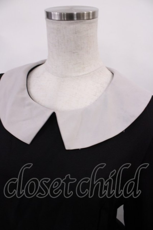 画像3: m petit by misako / サンリオキャラクターズコラボ クロミワッペン付きワンピース M ブラック H-25-12-22-1005-LO-OP-NS-ZH (3)