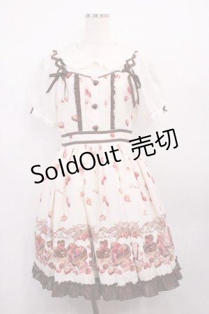 画像: LIZ LISA / ショコラティエワンピース Free 生成り H-25-12-22-1008-LO-OP-NS-ZH