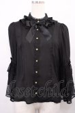 画像1: axes femme kawaii / 3段フリル姫袖ブラウス M ブラック H-25-12-22-1014-AX-BL-NS-ZH (1)