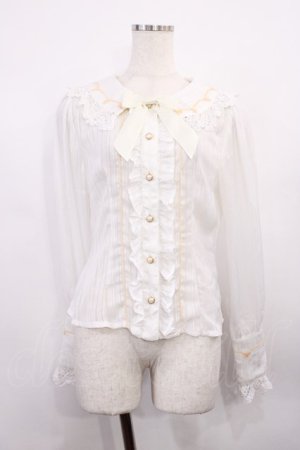 画像: BABY,THE STARS SHINE BRIGHT / A Little Princess ストライプシフォンブラウス Free オフ H-25-12-22-1016-BA-BL-NS-ZH