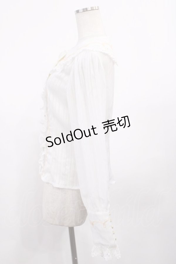 画像2: BABY,THE STARS SHINE BRIGHT / A Little Princess ストライプシフォンブラウス Free オフ H-25-12-22-1016-BA-BL-NS-ZH (2)