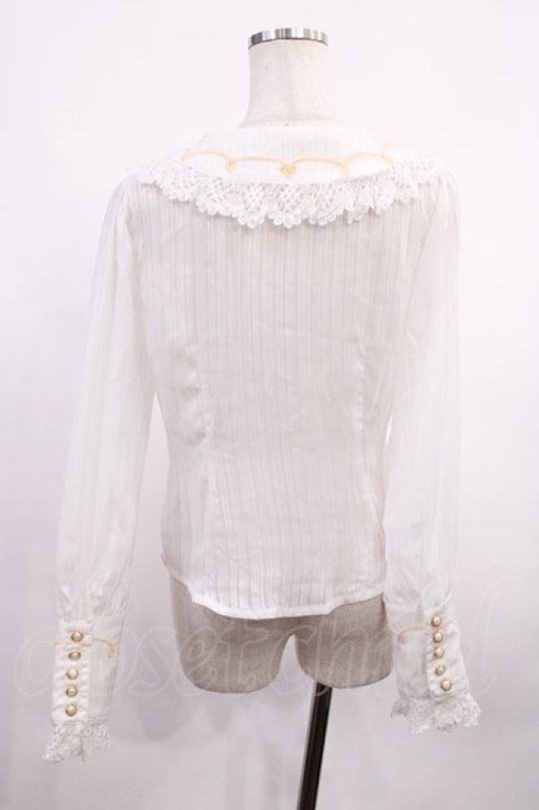 画像3: BABY,THE STARS SHINE BRIGHT / A Little Princess ストライプシフォンブラウス Free オフ H-25-12-22-1016-BA-BL-NS-ZH (3)