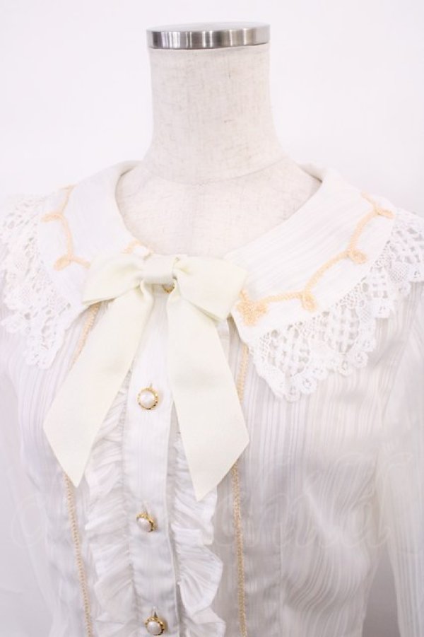 画像4: BABY,THE STARS SHINE BRIGHT / A Little Princess ストライプシフォンブラウス Free オフ H-25-12-22-1016-BA-BL-NS-ZH (4)