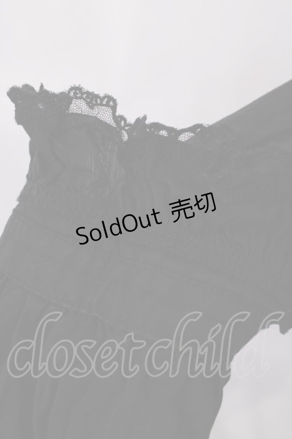 画像4: metamorphose / CL ストライプドビーブラウス Free ブラック H-25-12-22-1017-ME-BL-NS-ZH (4)