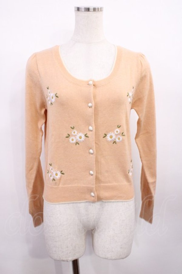 画像1: Fi.n.t / 刺繍カーディガン Free ピンク H-25-12-22-1021-CA-TO-NS-ZH (1)