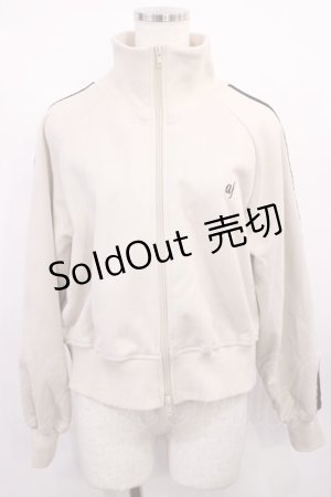 画像: axes femme / カットスエードトラックジャケット Free ベージュ H-25-12-22-1023-AX-JA-NS-ZH