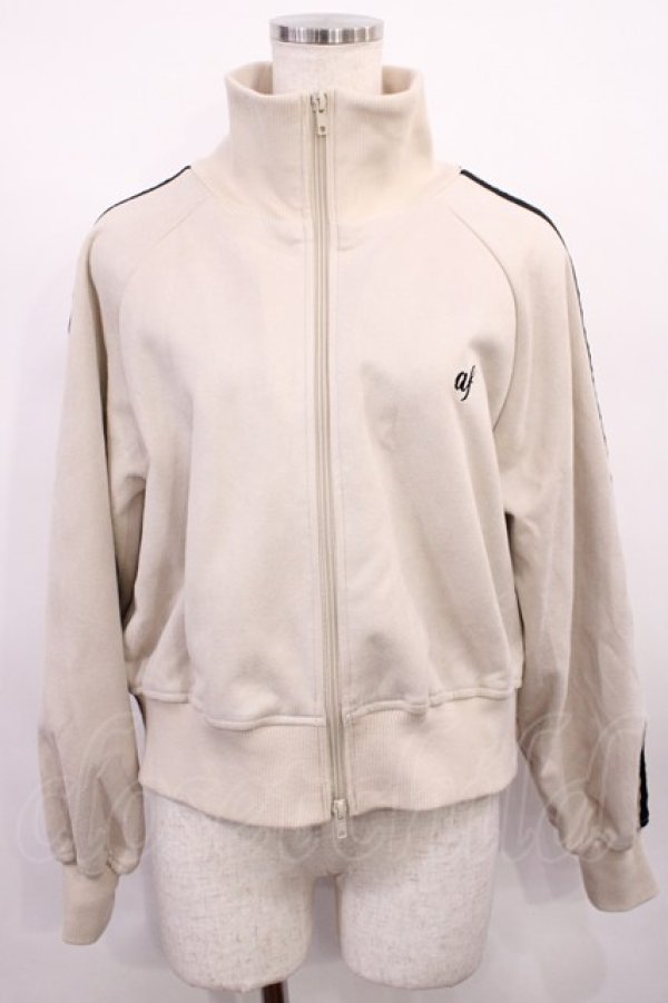 画像1: axes femme / カットスエードトラックジャケット Free ベージュ H-25-12-22-1023-AX-JA-NS-ZH (1)