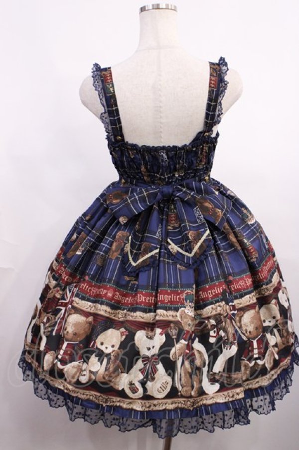 画像3: Angelic Pretty / British Bear SpecialジャンパースカートSet Free ネイビー H-25-12-22-1002-AP-OP-NS-ZH (3)