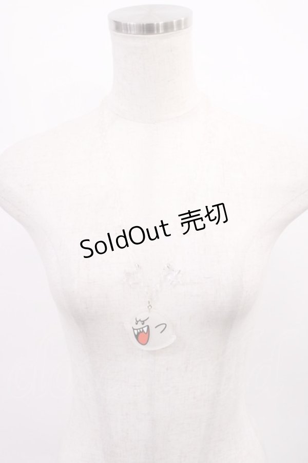 画像2: Angelic Pretty / PARCO×SUPERMARIO/テレサネックレス  シロ H-25-12-22-1025-AP-AC-NS-ZH (2)