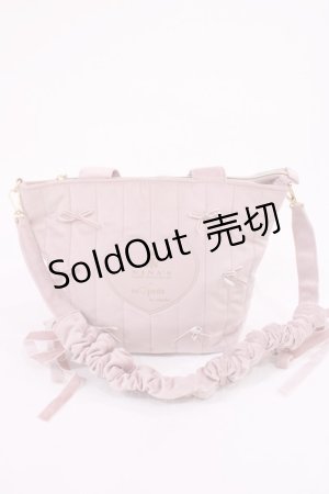 画像: m petit by misako / AM* NIベロアリボン2WAY  ピンク H-25-12-22-1030-LO-BG-NS-ZH