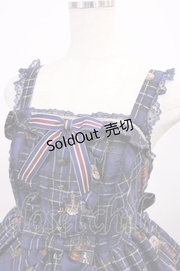 画像4: Angelic Pretty / British Bear SpecialジャンパースカートSet Free ネイビー H-25-12-22-1002-AP-OP-NS-ZH (4)