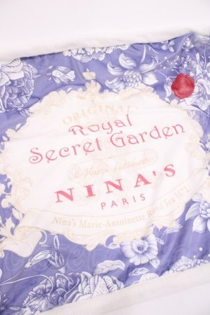 画像: m petit by misako / NINA’Sコラボブランケット  ブルー H-25-12-22-1032-LO-ZA-NS-ZH