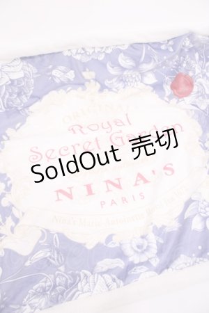 画像: m petit by misako / NINA’Sコラボブランケット  ブルー H-25-12-22-1032-LO-ZA-NS-ZH