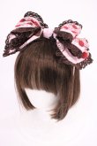 画像1: BABY,THE STARS SHINE BRIGHT / Strawberry Loves Chocolate柄カチューシャ  ピンク H-25-12-22-1035-BA-AC-NS-ZH (1)