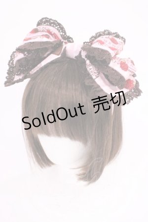 画像: BABY,THE STARS SHINE BRIGHT / Strawberry Loves Chocolate柄カチューシャ  ピンク H-25-12-22-1035-BA-AC-NS-ZH