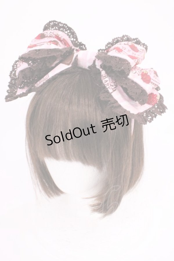 画像1: BABY,THE STARS SHINE BRIGHT / Strawberry Loves Chocolate柄カチューシャ  ピンク H-25-12-22-1035-BA-AC-NS-ZH (1)