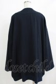 画像3: gouk / フロントZIPロング羽織  紺 H-25-12-22-049-GO-TO-KB-ZH (3)