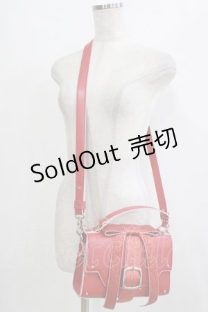 画像: Candy Stripper / MY LITTLE CANDY RIBBON HAND BAG  レッド H-25-12-22-051-PU-BG-KB-ZH
