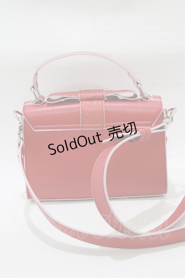 画像3: Candy Stripper / MY LITTLE CANDY RIBBON HAND BAG  レッド H-25-12-22-051-PU-BG-KB-ZH (3)