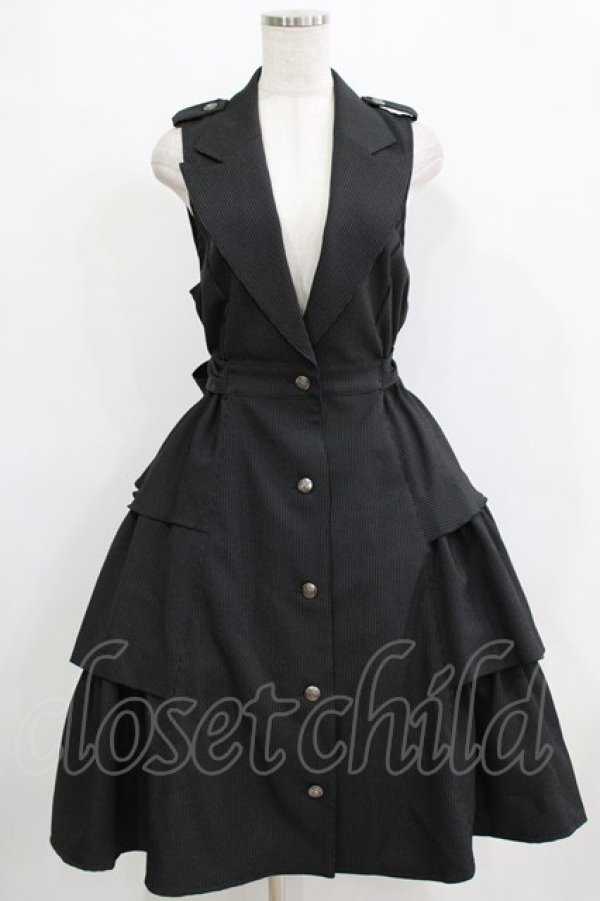 画像1: MIHO MATSUDA / ジャンパードレス・シェング  ブラック H-25-12-22-005-GO-OP-KB-ZH (1)