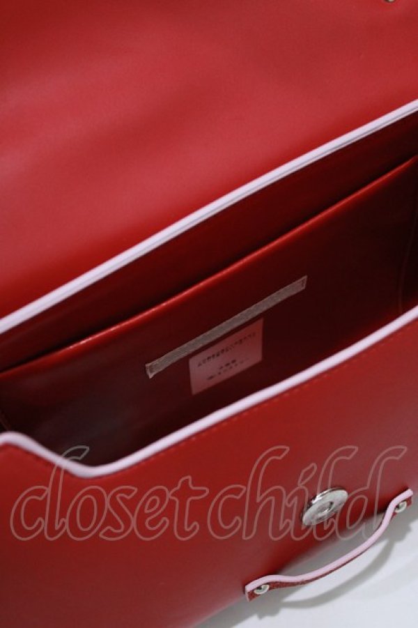 画像4: Candy Stripper / MY LITTLE CANDY RIBBON HAND BAG  レッド H-25-12-22-051-PU-BG-KB-ZH (4)