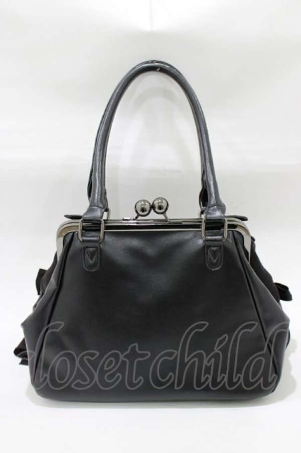 画像3: h.NAOTO / ナイトメアー・ビフィア・クリスマスがま口バッグ  ブラック H-25-12-22-052-HN-BG-KB-ZH (3)