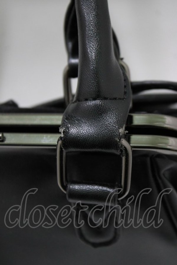 画像5: h.NAOTO / ナイトメアー・ビフィア・クリスマスがま口バッグ  ブラック H-25-12-22-052-HN-BG-KB-ZH (5)