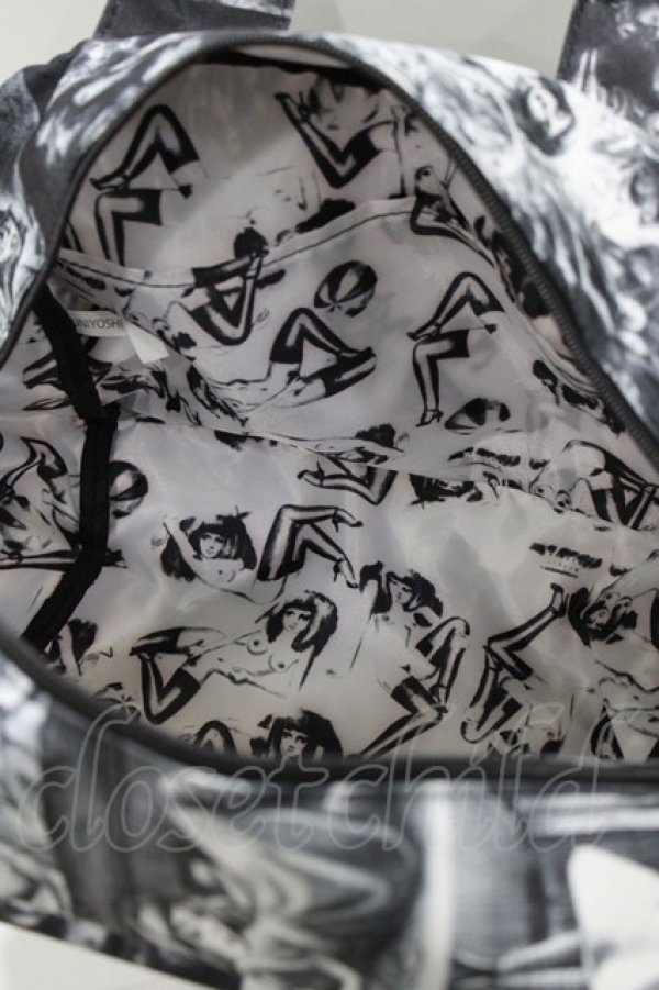 画像2: あちゃちゅむ / 不思議の国のアリスバッグ  ブラック H-25-12-22-054-PU-BG-KB-ZH (2)