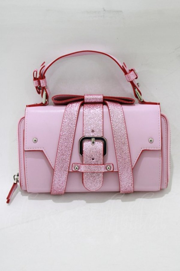 画像1: Candy Stripper / MY LITTLE CANDY RIBBON WALLET  ピンク H-25-12-22-057-PU-ZA-KB-ZH (1)