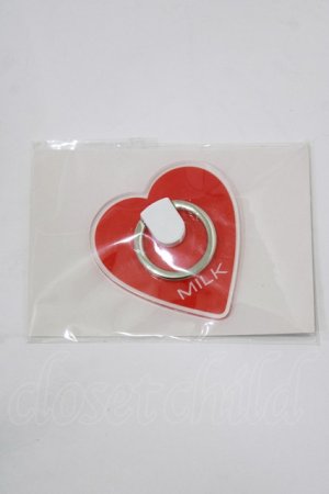 画像: MILK / モバイルハートリング  レッド H-25-12-22-061-ML-ZA-KB-ZH