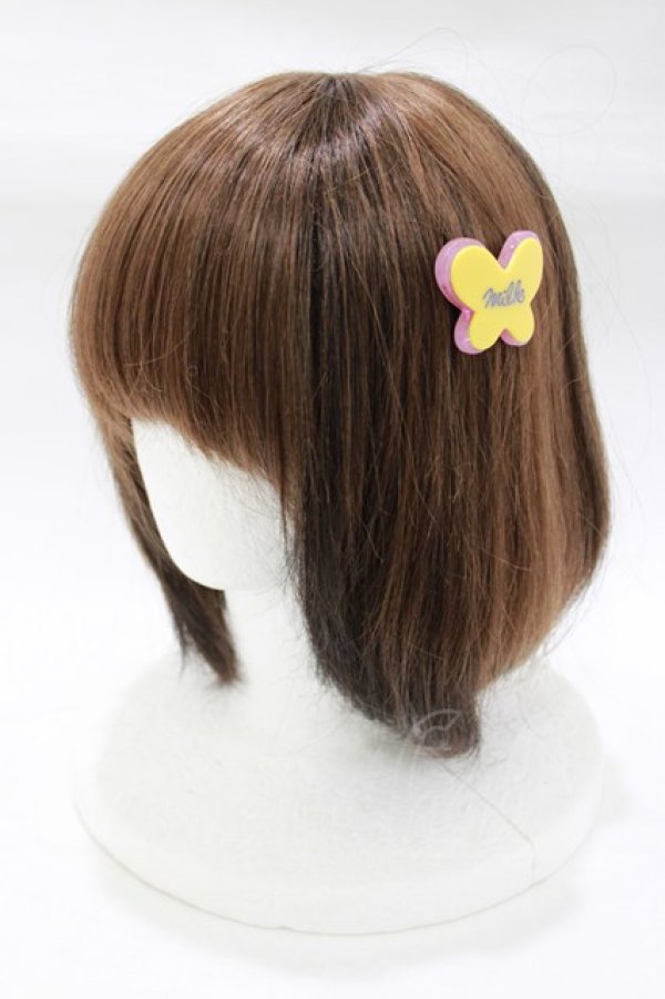 画像3: MILK / パピヨンバレッタ  イエロー H-25-12-22-062-ML-AC-KB-ZH (3)