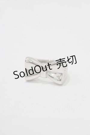 画像: MILK / リボンリング L(約13〜14号) シルバー H-25-12-22-064-ML-AC-KB-ZH