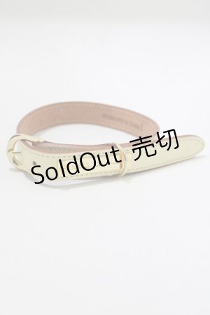 画像: alice auaa / プレートチョーカー  オフホワイト×ゴールド H-25-12-22-067-AA-AC-KB-ZH