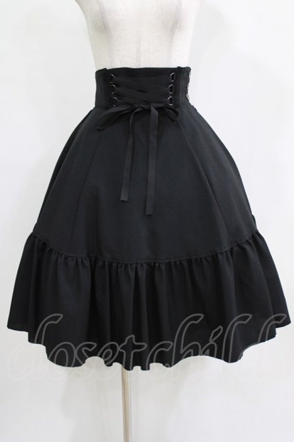 画像1: MIHO MATSUDA / スカート・フェミア  ブラック H-25-12-22-006-GO-SK-KB-ZH (1)