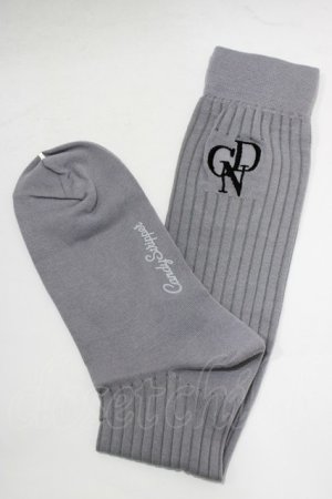 画像: Candy Stripper / CND HIGH SOCKS  グレー H-25-12-22-068-PU-ZA-KB-ZH