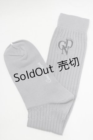 画像: Candy Stripper / CND HIGH SOCKS  グレー H-25-12-22-068-PU-ZA-KB-ZH