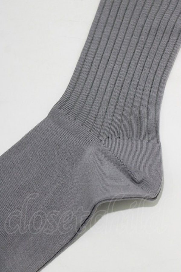 画像2: Candy Stripper / CND HIGH SOCKS  グレー H-25-12-22-068-PU-ZA-KB-ZH (2)