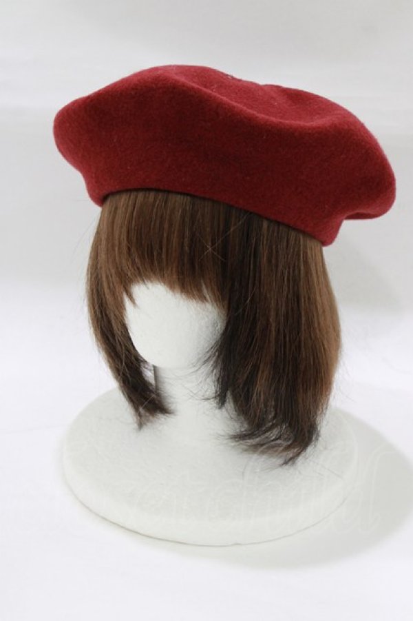 画像1: Jane Marple / クラウンEMBのベレー  エンジ H-25-12-22-072-JM-AC-KB-ZH (1)