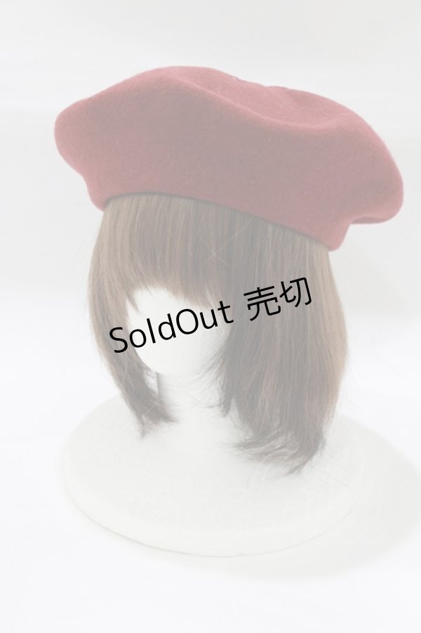 画像2: Jane Marple / クラウンEMBのベレー  エンジ H-25-12-22-072-JM-AC-KB-ZH (2)