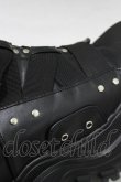 画像5: YOSUKE / 厚底ブーツサンダル L ブラック H-25-12-22-076-PU-SH-KB-ZH (5)