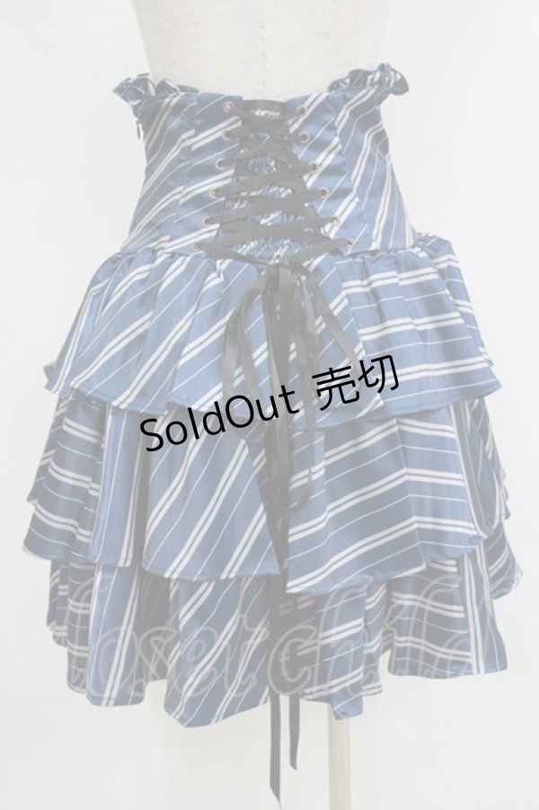 画像3: ATELIER PIERROT / ハリー・ポッター フリルコルセットスカート  レイブンクロー H-25-12-22-079-EL-SK-KB-ZH (3)