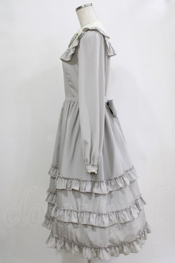 画像2: Melody BasKet / Shiny dot dress M グレー H-25-12-22-008-LO-OP-KB-ZH (2)