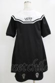 画像3: HELL CAT PUNKS / VAMPカラーワンピース  黒×白 H-25-12-22-014-PU-OP-KB-ZH (3)