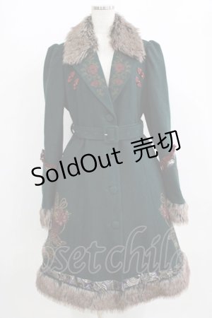 画像: Ozz oneste / 雪化憧コート  グリーン H-25-12-22-002-OO-CO-KB-ZH