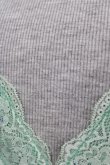 画像5: Candy Stripper / LINGERIE LAYERED DRESS  グレー×ミント H-25-12-22-021-PU-OP-KB-ZH (5)