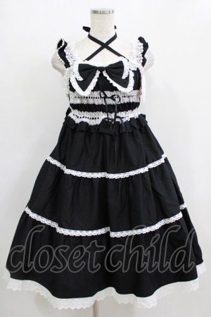 画像: BABY,THE STARS SHINE BRIGHT / シャーリングベビードールジャンパースカート Free ブラック H-25-12-23-1001-BA-OP-NS-ZH