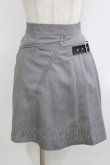 画像1: Jamie エーエヌケー / サイドベルトスカート M グレー H-25-12-23-1026-LO-SK-NS-ZH (1)