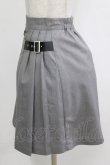 画像2: Jamie エーエヌケー / サイドベルトスカート M グレー H-25-12-23-1026-LO-SK-NS-ZH (2)