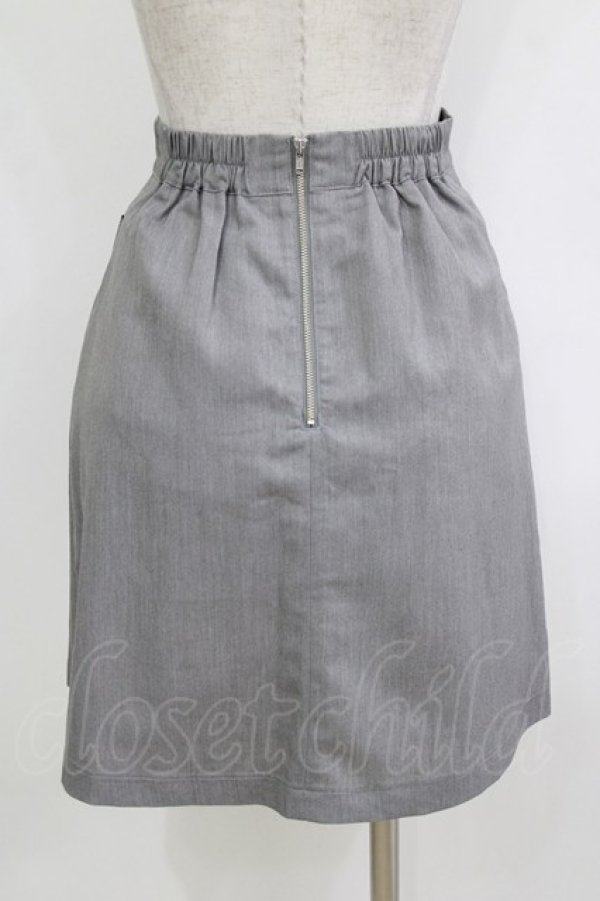 画像3: Jamie エーエヌケー / サイドベルトスカート M グレー H-25-12-23-1026-LO-SK-NS-ZH (3)